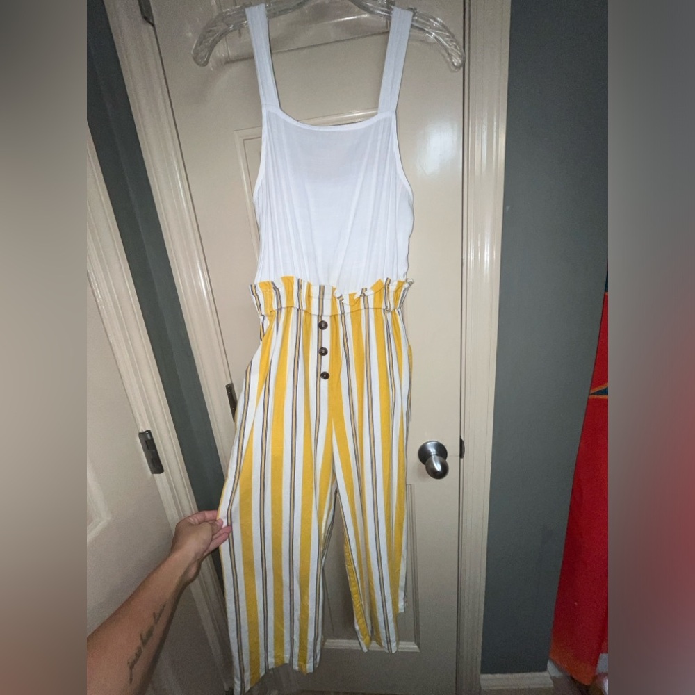Cropped summer jumpsuit